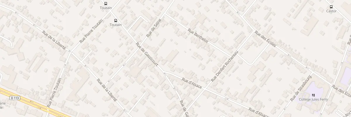 Plan du 88 Rue d’Alsace à Mantes-la-Jolie