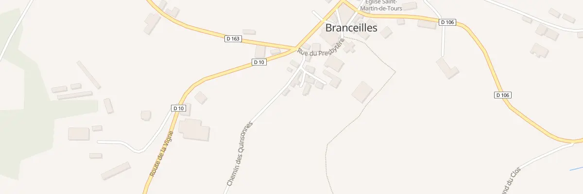 Plan du 51 Che des Quinconnes à Branceilles