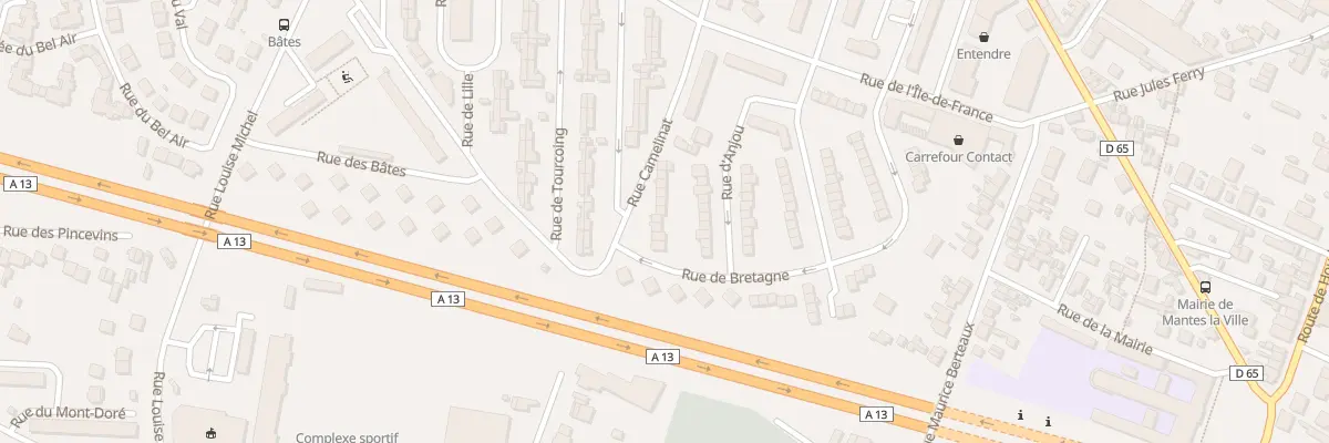 Plan du 63 Rue Camelinat à Mantes-la-Ville