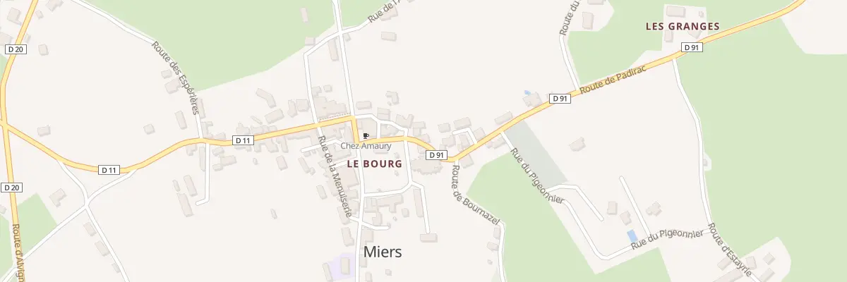 Plan du 73 Rue de la Fontaine à Miers