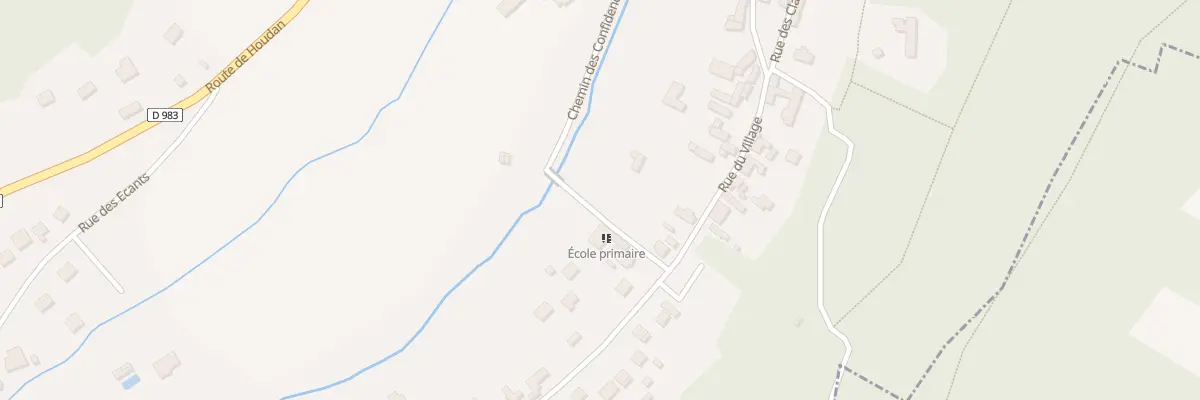 Plan du 30 Rue du Village à Auffreville-Brasseuil