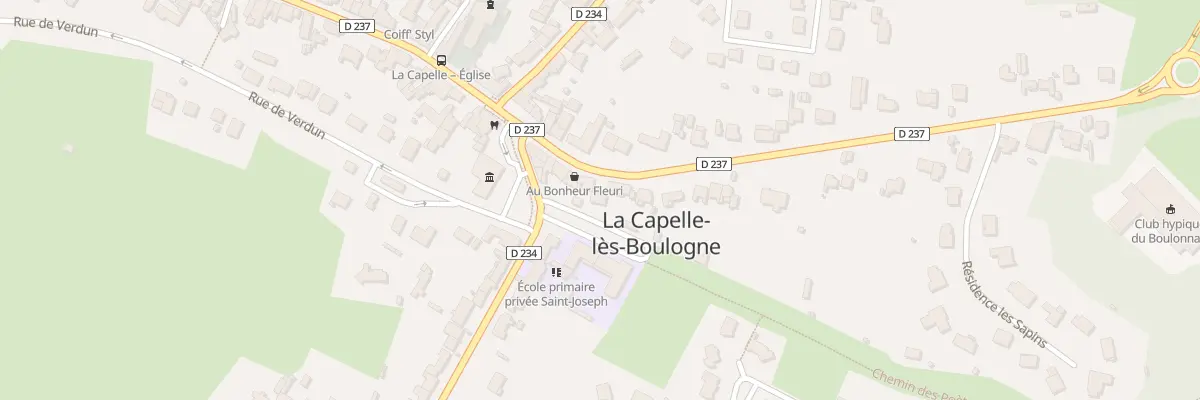 Plan du 221 Av de la Forêt à La Capelle-lès-Boulogne