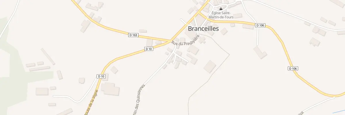Plan du 43 Imp de Tramont à Branceilles
