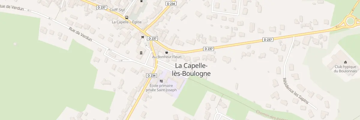 Plan du 223 Av de la Forêt à La Capelle-lès-Boulogne