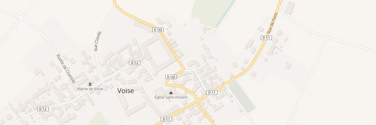 Plan du 16T Rue de Béville à Voise