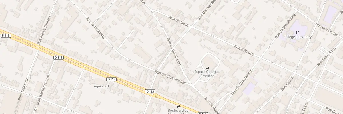 Plan du 29 Rue Denfert Rochereau à Mantes-la-Jolie