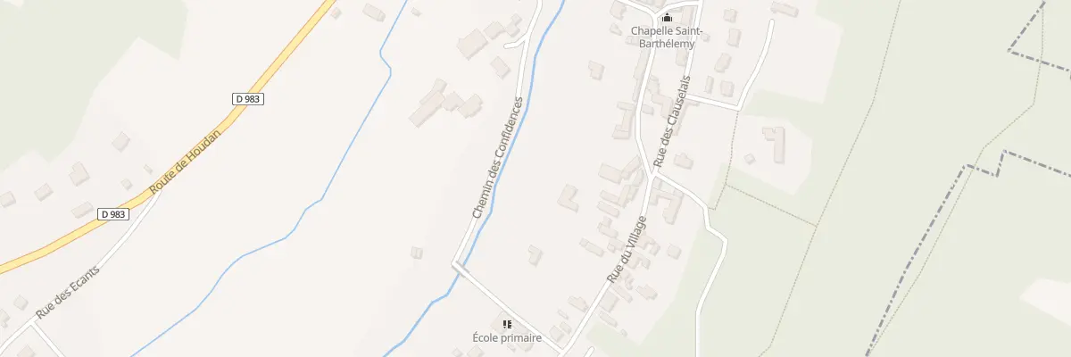 Plan du 16B Rue du Village à Auffreville-Brasseuil