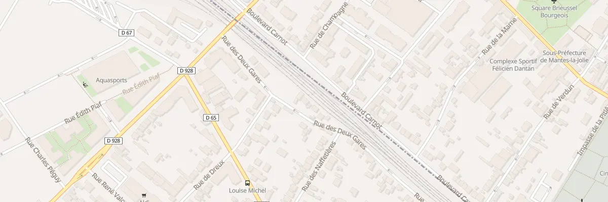 Plan du 8 Rue des Deux Gares à Mantes-la-Ville