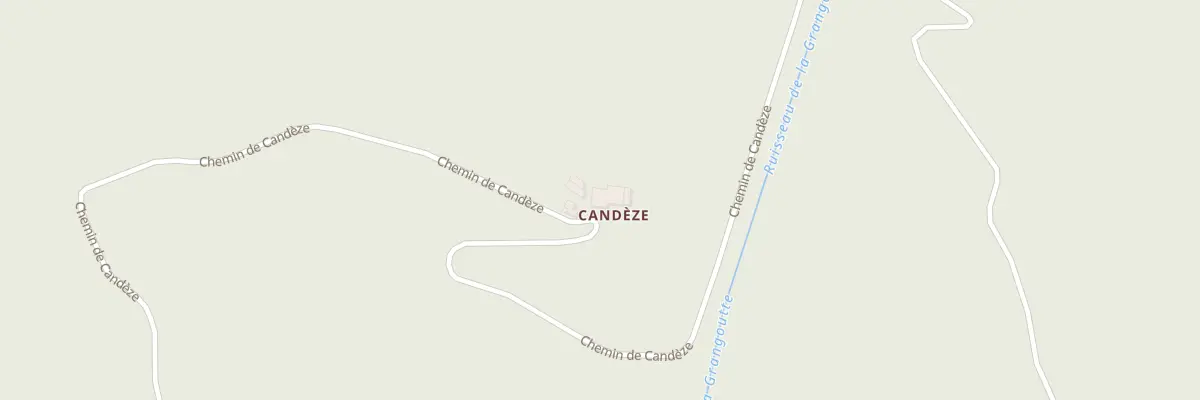Plan du 1666 Che de Candèze à Puycelsi