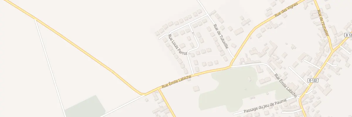 Plan du 7 Rue Louis Perrot à Béville-le-Comte