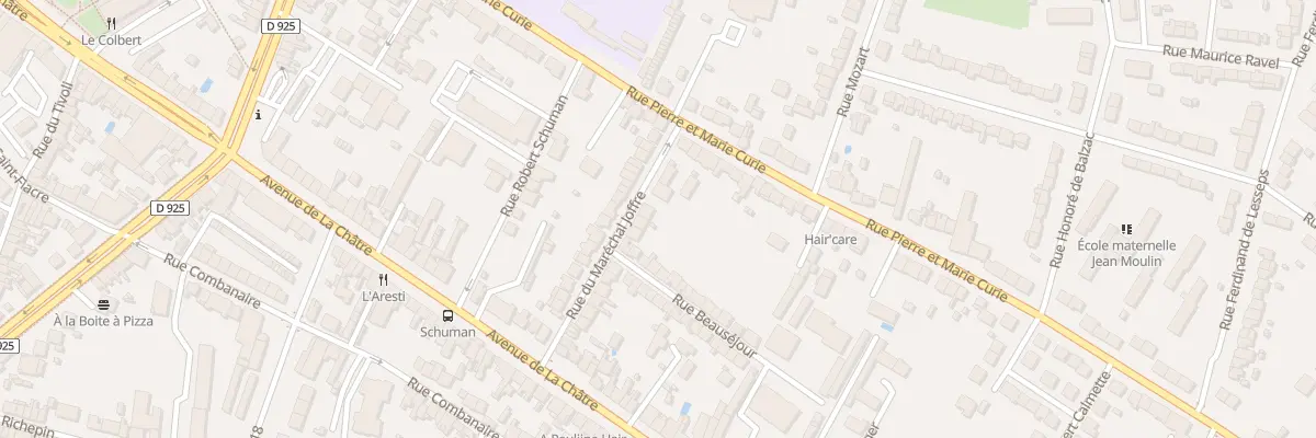 Plan du 22 Rue du Maréchal Joffre à Châteauroux