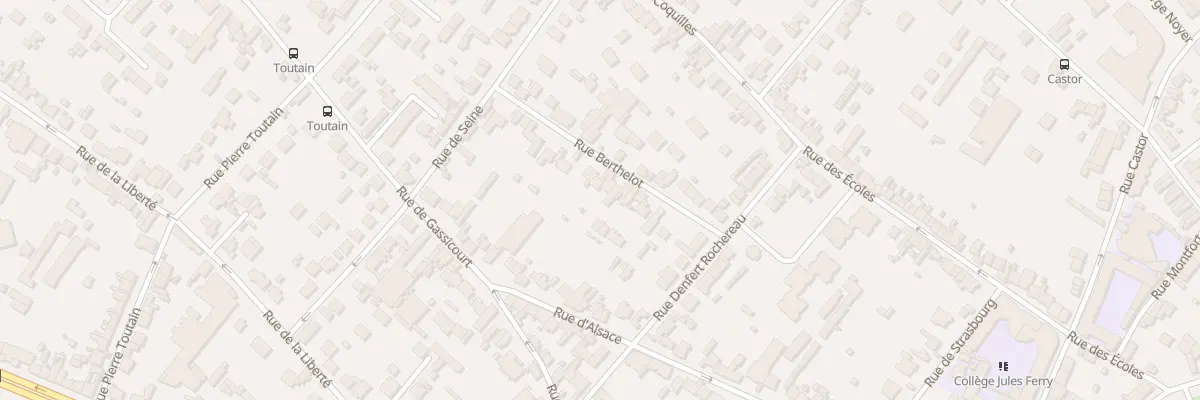 Plan du 13 Rue Berthelot à Mantes-la-Jolie