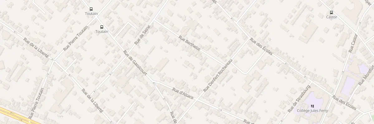 Plan du 7T Rue Berthelot à Mantes-la-Jolie