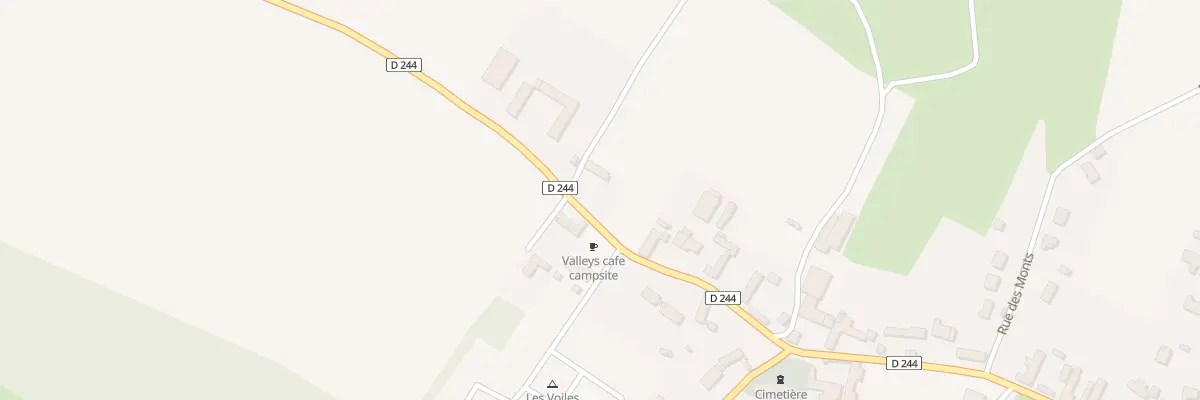 Plan du 940 Rue Principale (Cd 244) à Hervelinghen
