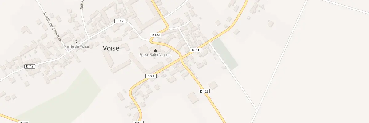 Plan du 1 Rue de Santeuil à Voise