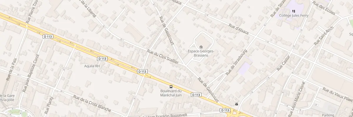Plan du 21 Rue de Gassicourt à Mantes-la-Jolie
