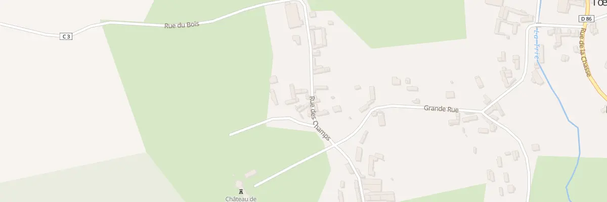 Plan du 3 Rue des Champs à Tœufles