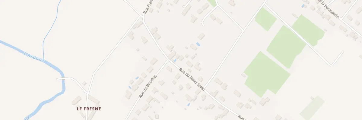 Plan du 155 Rue du Beau Soleil à Dry