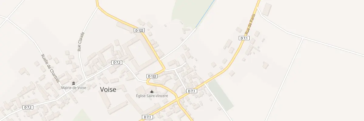 Plan du 16 Rue de Béville à Voise
