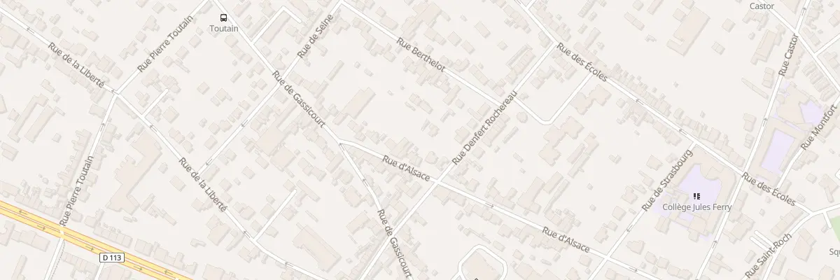 Plan du 72 Rue d’Alsace à Mantes-la-Jolie