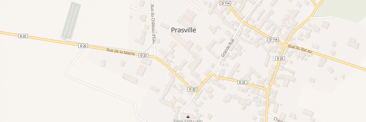 Plan du 6 Rue du Château à Prasville