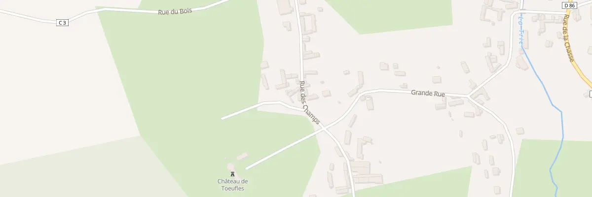 Plan du 1 Rue des Champs à Tœufles
