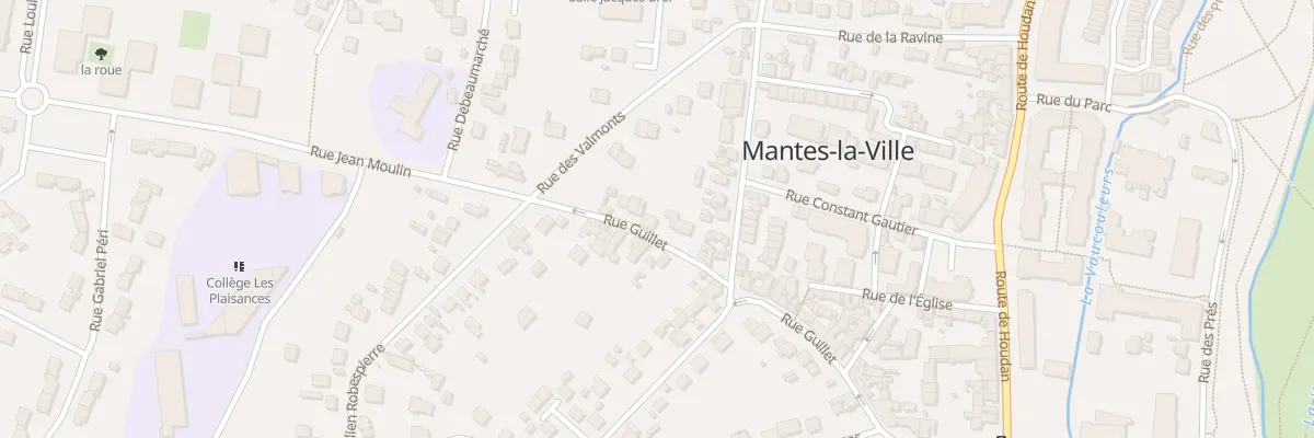 Plan du 46 Rue Guillet à Mantes-la-Ville