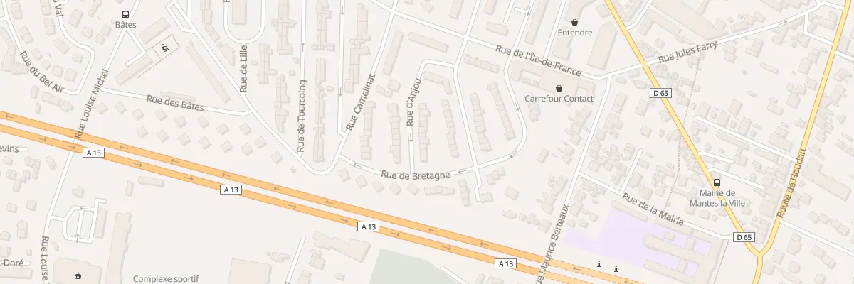 Plan du 15 Rue d’Anjou à Mantes-la-Ville