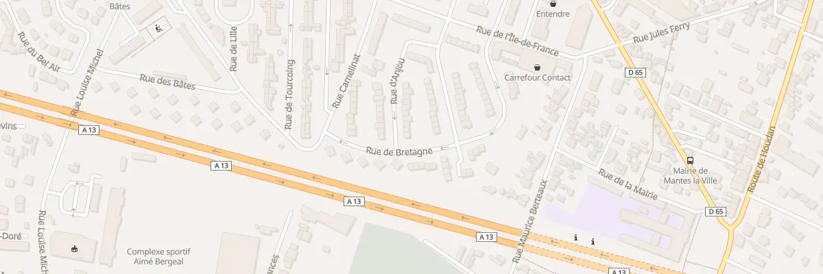 Plan du 21 Rue d’Anjou à Mantes-la-Ville