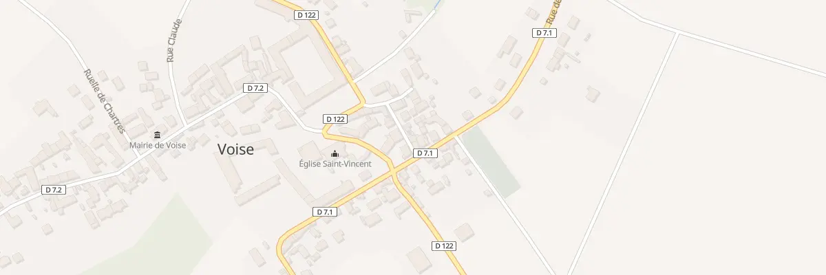 Plan du 2 Rue de Béville à Voise