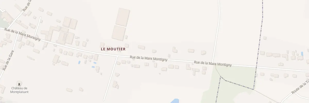 Plan du 29 Rue de la Mare Montigny à Orgerus
