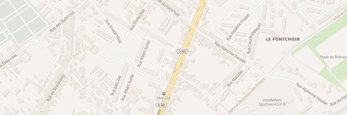 Plan du 51 Bd Saint-Denis à Châteauroux