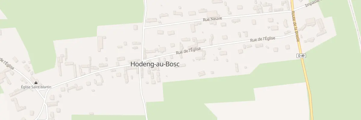 Plan du 5135 Le Bourg à Hodeng-au-Bosc