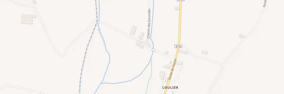Plan du 119 Rte de Loulier à La Chapelle-aux-Saints