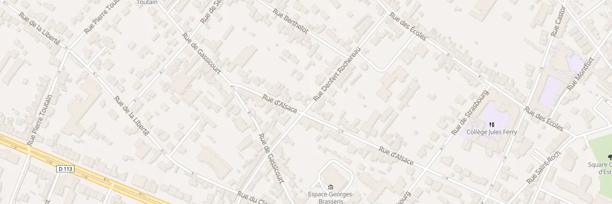 Plan du 32 Rue Denfert Rochereau à Mantes-la-Jolie