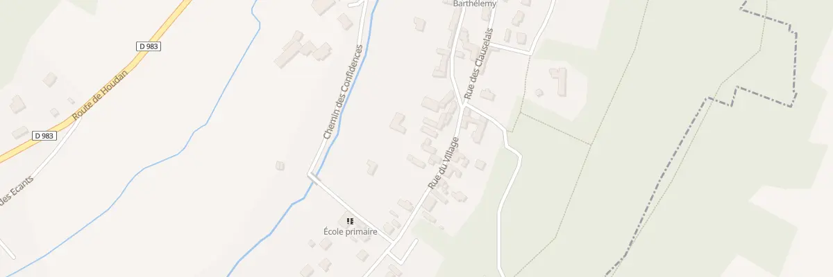Plan du 20 Rue du Village à Auffreville-Brasseuil