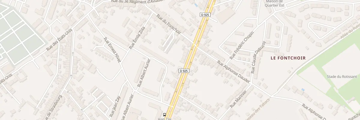 Plan du 59 Bd Saint-Denis à Châteauroux