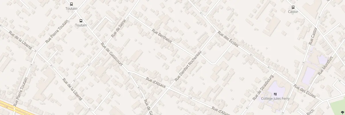 Plan du 3 Rue Berthelot à Mantes-la-Jolie