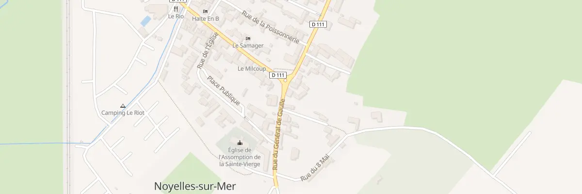 Plan du 9002 Rue du Général Leclerc à Noyelles-sur-Mer