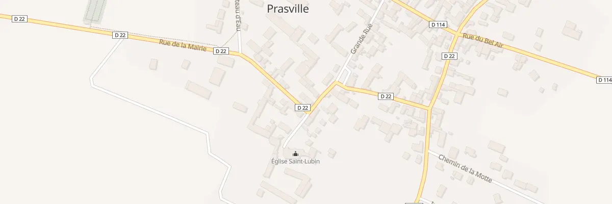 Plan du 8 Rue du Château à Prasville