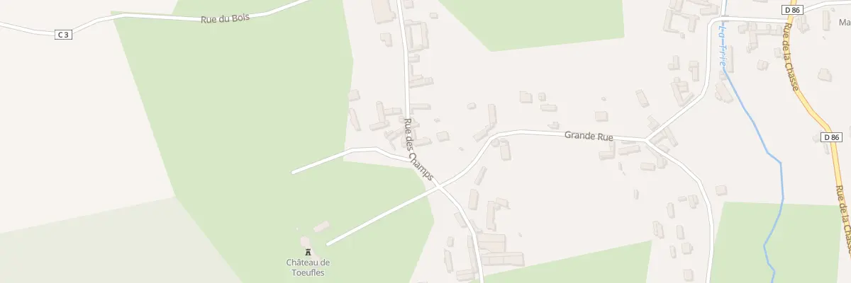 Plan du 14 Gr Grande Rue à Tœufles