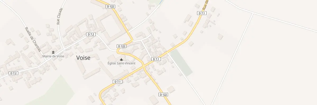 Plan du 5 Rue de Paris à Voise