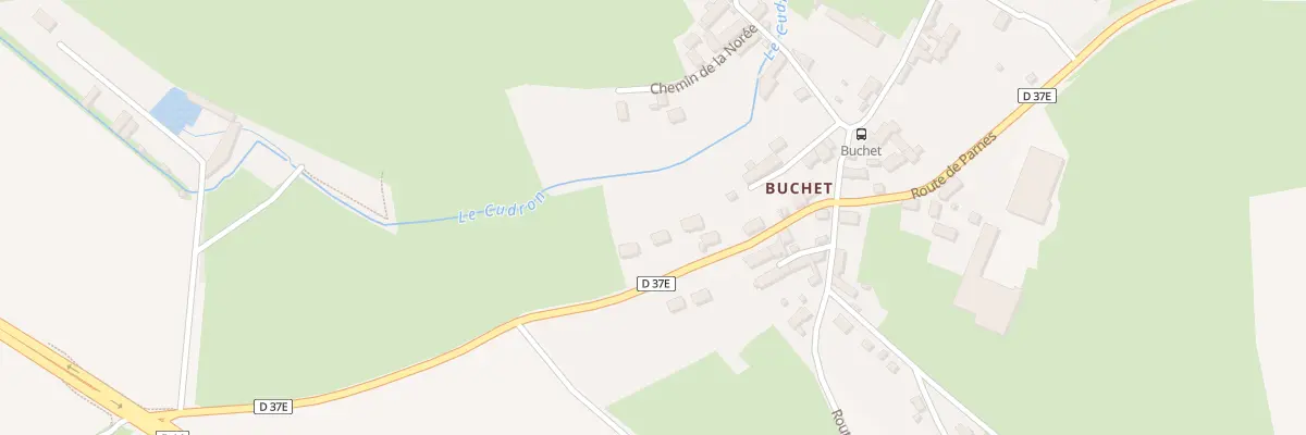 Plan du 1B Rte de Parnes à Buhy