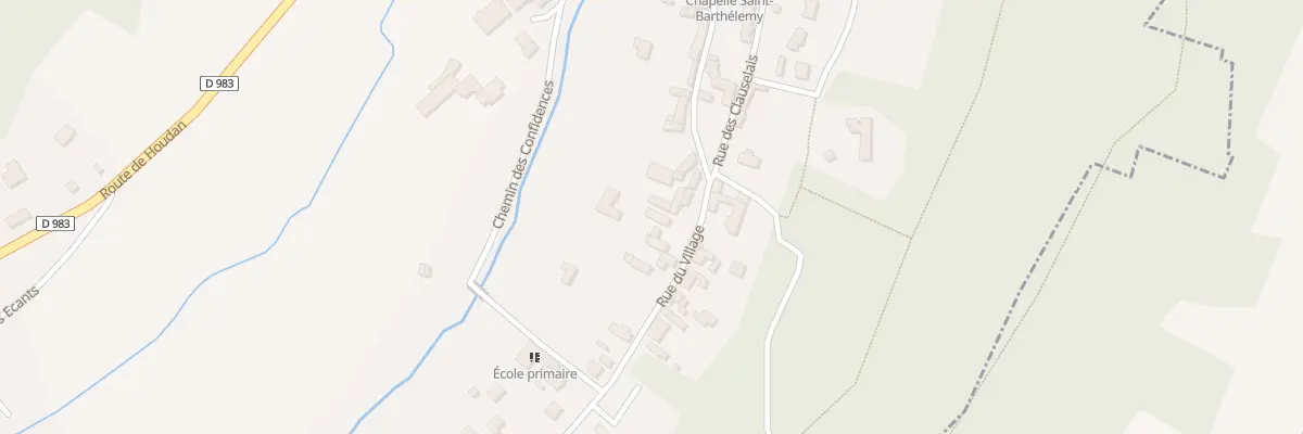 Plan du 18 Rue du Village à Auffreville-Brasseuil