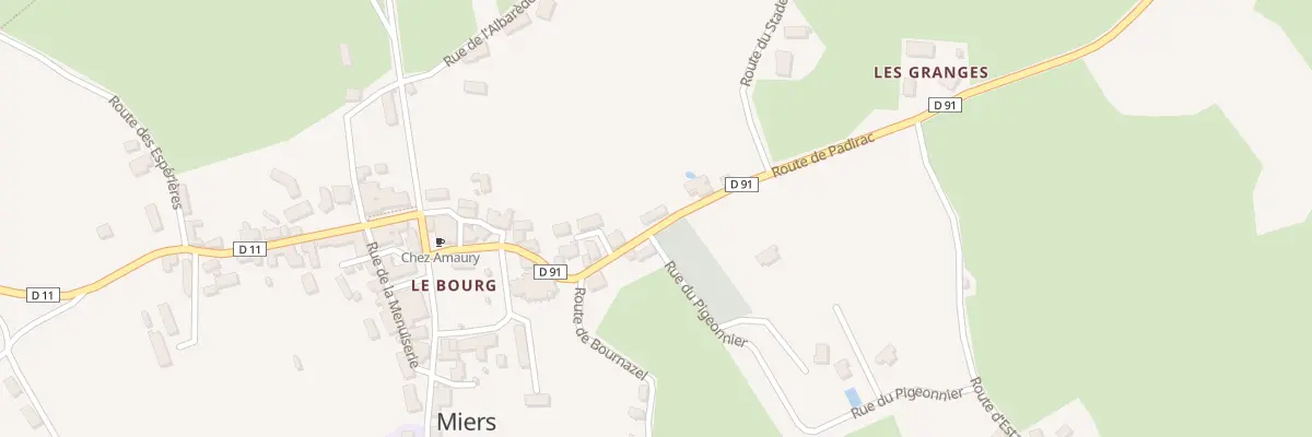 Plan du 199 Rue de la Fontaine à Miers