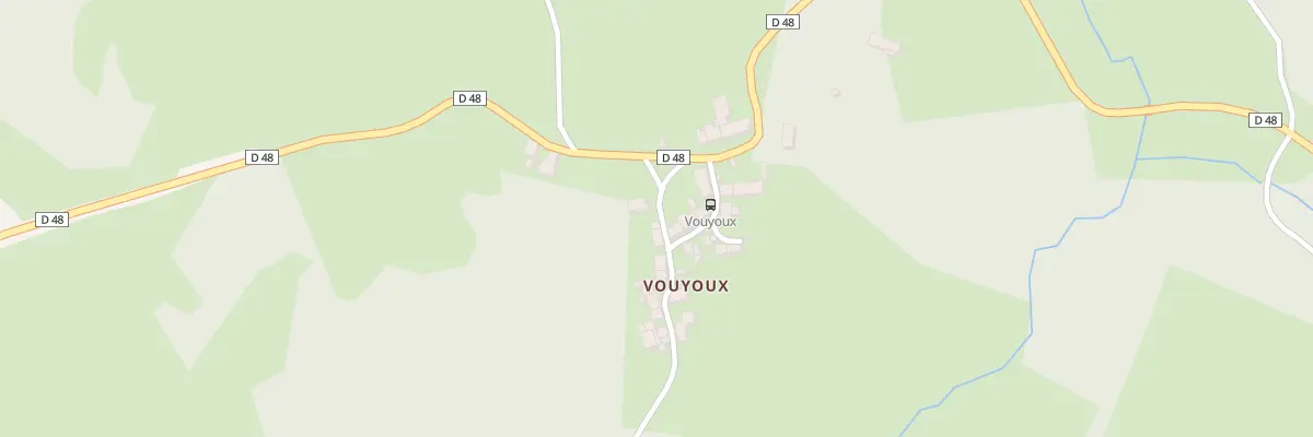 Plan du 8 Vouyoux à Saint-Vaury