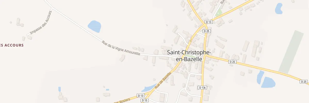 Plan du 7 Rue de la Vigne Amourette à Saint-Christophe-en-Bazelle