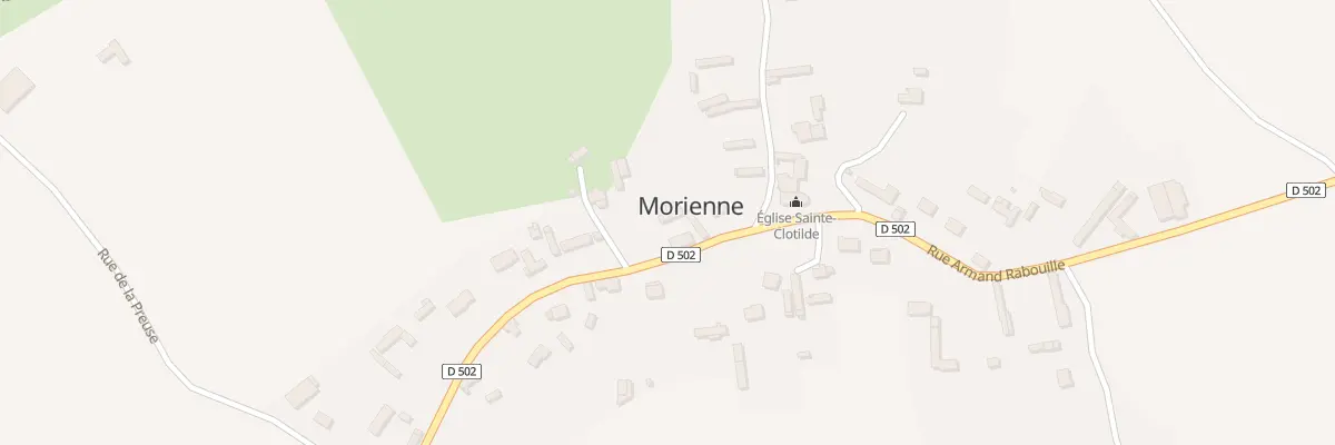 Plan du 5020 Le Bourg à Morienne