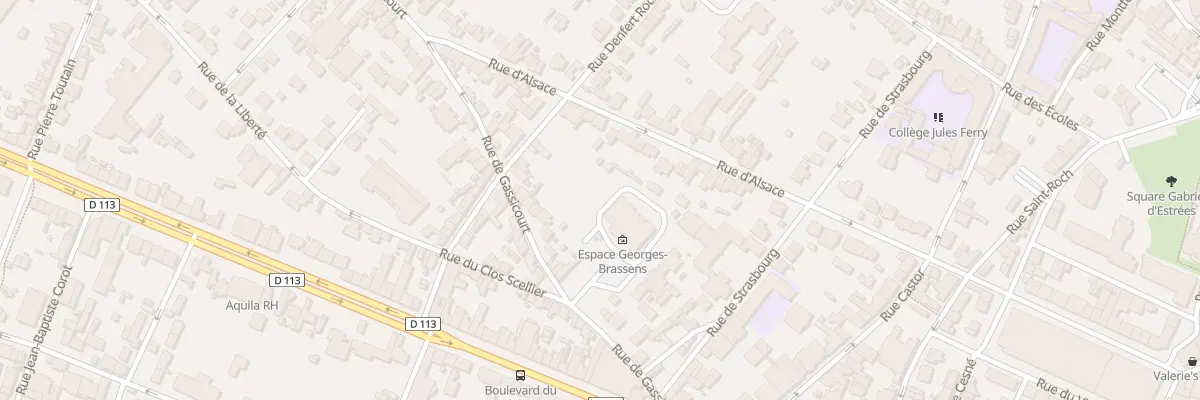 Plan du 30 Rue de Gassicourt à Mantes-la-Jolie
