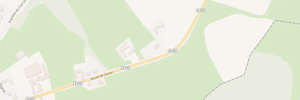 Plan du 87 Rte de Samer à Verlincthun